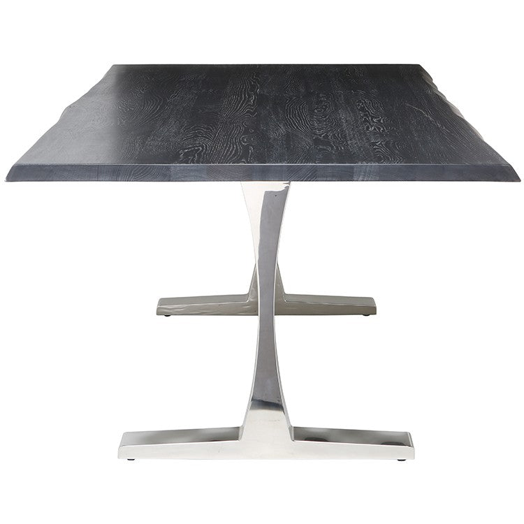 Toulouse Oxidized Grey Wood Dining Table TABLE Nuevo     Four Hands, Burke Decor, Mid Century Modern Furniture, Old Bones Furniture Company, Old Bones Co, Modern Mid Century, Designer Furniture, https://www.oldbonesco.com/