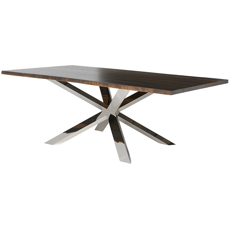Couture Seared Wood Dining Table Dining Table Nuevo     Four Hands, Burke Decor, Mid Century Modern Furniture, Old Bones Furniture Company, Old Bones Co, Modern Mid Century, Designer Furniture, https://www.oldbonesco.com/