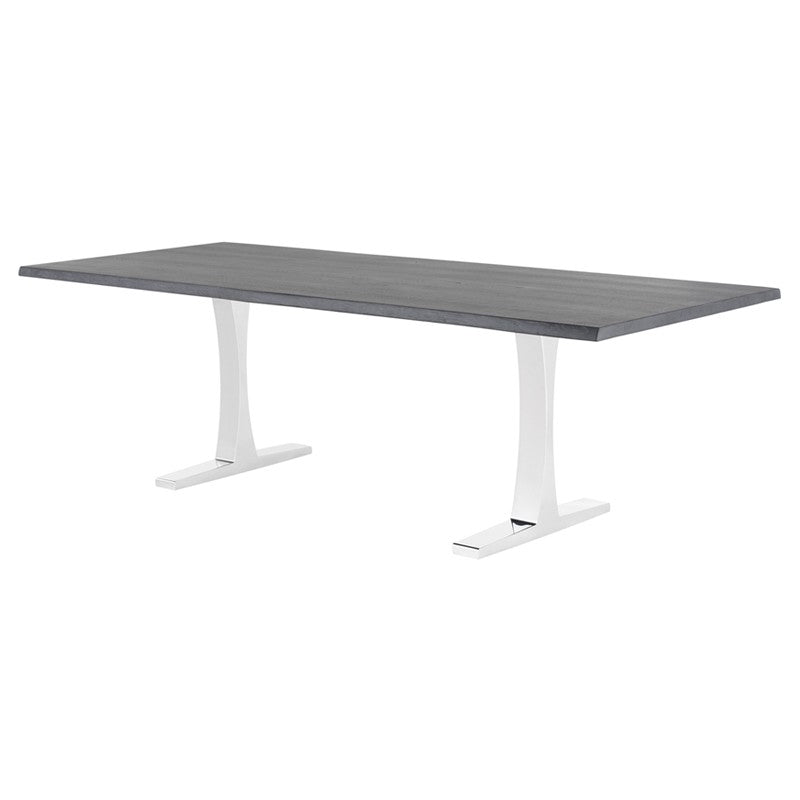 Toulouse Oxidized Grey Wood Dining Table TABLE Nuevo     Four Hands, Burke Decor, Mid Century Modern Furniture, Old Bones Furniture Company, Old Bones Co, Modern Mid Century, Designer Furniture, https://www.oldbonesco.com/