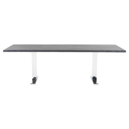 Toulouse Oxidized Grey Wood Dining Table TABLE Nuevo     Four Hands, Burke Decor, Mid Century Modern Furniture, Old Bones Furniture Company, Old Bones Co, Modern Mid Century, Designer Furniture, https://www.oldbonesco.com/