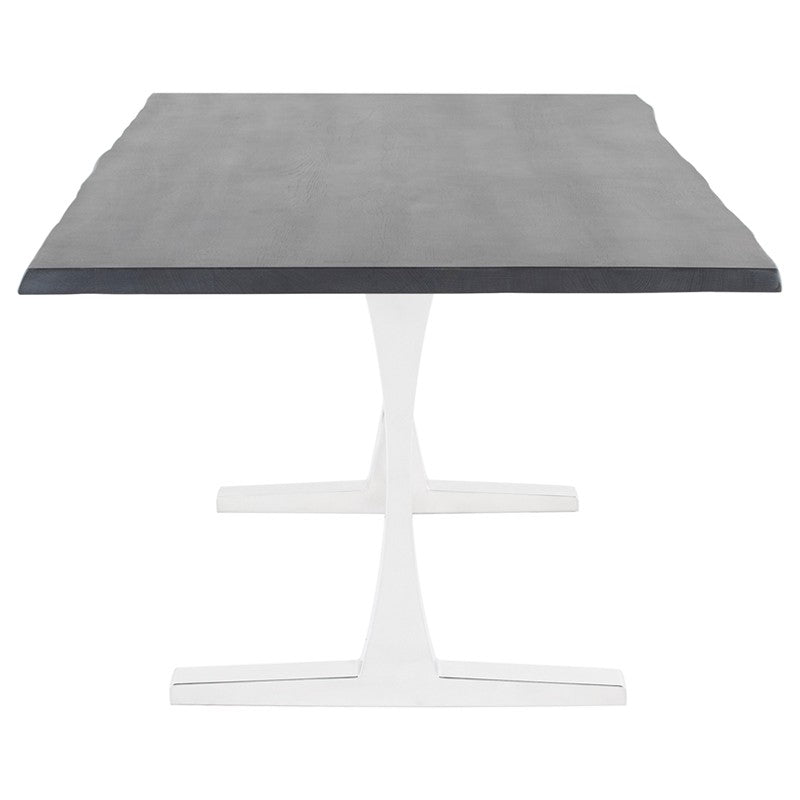 Toulouse Oxidized Grey Wood Dining Table TABLE Nuevo     Four Hands, Burke Decor, Mid Century Modern Furniture, Old Bones Furniture Company, Old Bones Co, Modern Mid Century, Designer Furniture, https://www.oldbonesco.com/