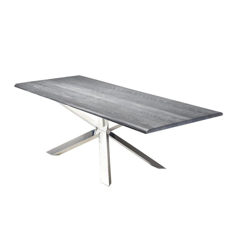 Load image into Gallery viewer, Couture Oxidized Grey Wood Dining Table Dining Table Nuevo     Four Hands, Mid Century Modern Furniture, Old Bones Furniture Company, Old Bones Co, Modern Mid Century, Designer Furniture, https://www.oldbonesco.com/
