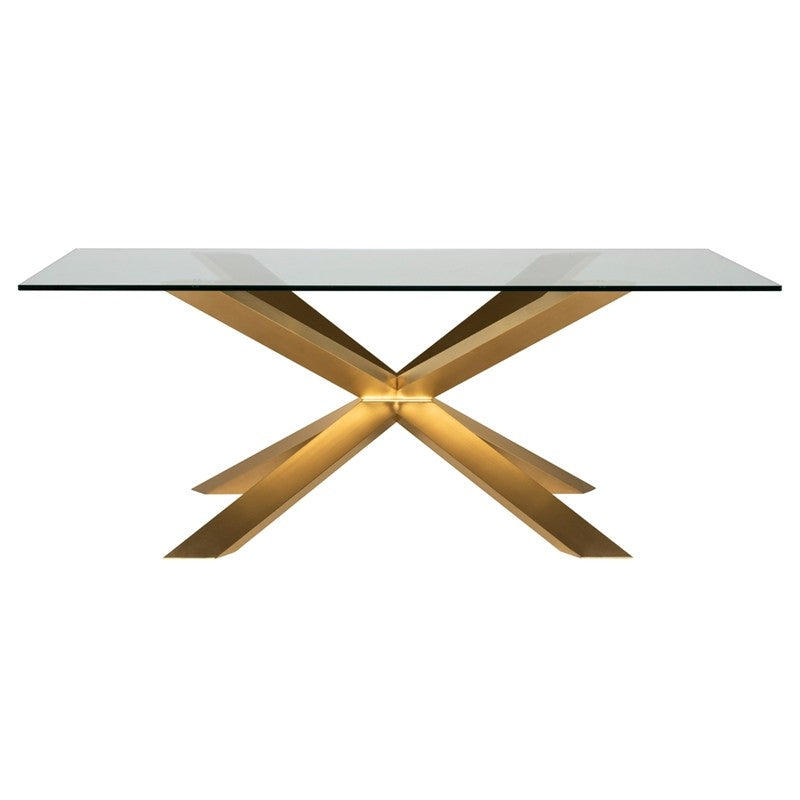 Load image into Gallery viewer, Couture Glass Dining Table Dining Table Nuevo     Four Hands, Mid Century Modern Furniture, Old Bones Furniture Company, Old Bones Co, Modern Mid Century, Designer Furniture, https://www.oldbonesco.com/
