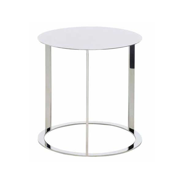 Vera Silver Metal Side Table TABLE Nuevo     Four Hands, Burke Decor, Mid Century Modern Furniture, Old Bones Furniture Company, Old Bones Co, Modern Mid Century, Designer Furniture, https://www.oldbonesco.com/