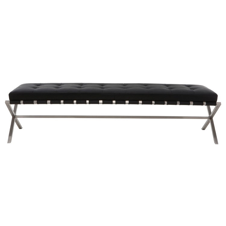 Auguste Bench Bench Nuevo     Four Hands, Burke Decor, Mid Century Modern Furniture, Old Bones Furniture Company, Old Bones Co, Modern Mid Century, Designer Furniture, https://www.oldbonesco.com/