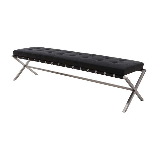 Auguste Bench Bench Nuevo     Four Hands, Burke Decor, Mid Century Modern Furniture, Old Bones Furniture Company, Old Bones Co, Modern Mid Century, Designer Furniture, https://www.oldbonesco.com/