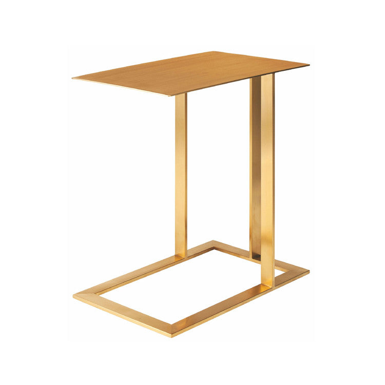 Celine Gold Metal Side Table Side Table Nuevo     Four Hands, Burke Decor, Mid Century Modern Furniture, Old Bones Furniture Company, Old Bones Co, Modern Mid Century, Designer Furniture, https://www.oldbonesco.com/