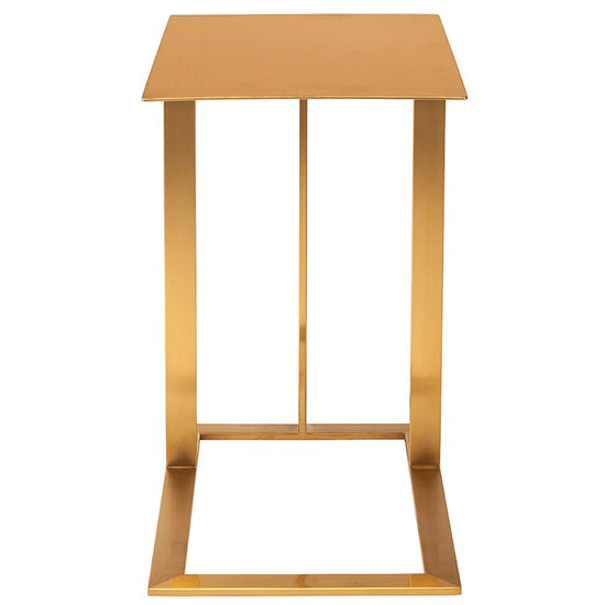 Celine Gold Metal Side Table Side Table Nuevo     Four Hands, Burke Decor, Mid Century Modern Furniture, Old Bones Furniture Company, Old Bones Co, Modern Mid Century, Designer Furniture, https://www.oldbonesco.com/