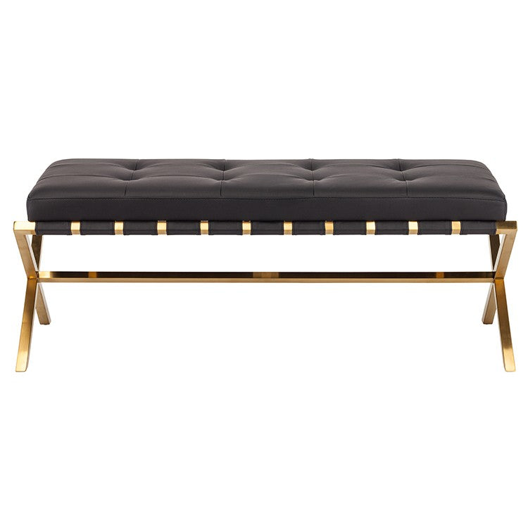 Auguste Bench Bench Nuevo     Four Hands, Burke Decor, Mid Century Modern Furniture, Old Bones Furniture Company, Old Bones Co, Modern Mid Century, Designer Furniture, https://www.oldbonesco.com/