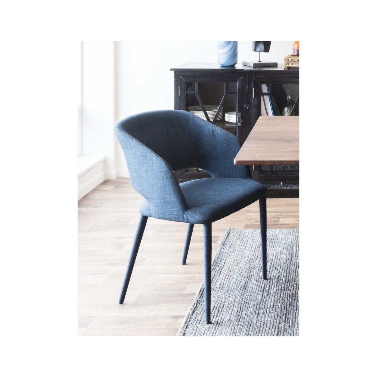 William Dining Chair Navy Blue Dining Chairs Moe's     Four Hands, Burke Decor, Mid Century Modern Furniture, Old Bones Furniture Company, Old Bones Co, Modern Mid Century, Designer Furniture, https://www.oldbonesco.com/