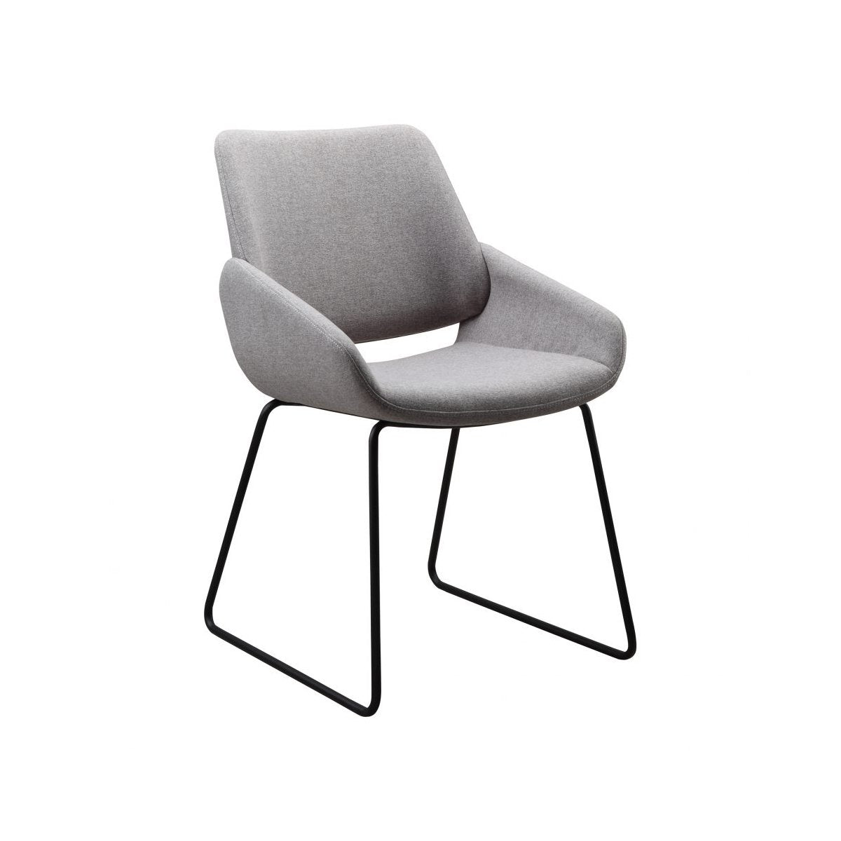 Load image into Gallery viewer, Lisboa Dining Chair Light Grey Dining Chairs Moe&amp;#39;s     Four Hands, Burke Decor, Mid Century Modern Furniture, Old Bones Furniture Company, Old Bones Co, Modern Mid Century, Designer Furniture, https://www.oldbonesco.com/
