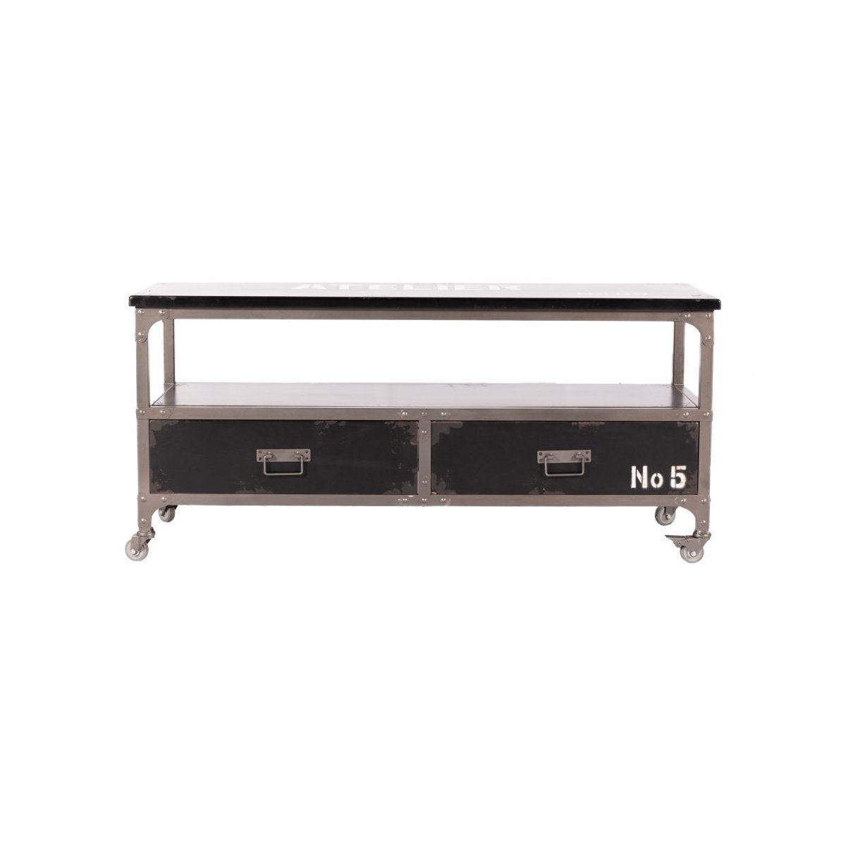 Soho TV Table Black TV Tables Moe's     Four Hands, Burke Decor, Mid Century Modern Furniture, Old Bones Furniture Company, Old Bones Co, Modern Mid Century, Designer Furniture, https://www.oldbonesco.com/