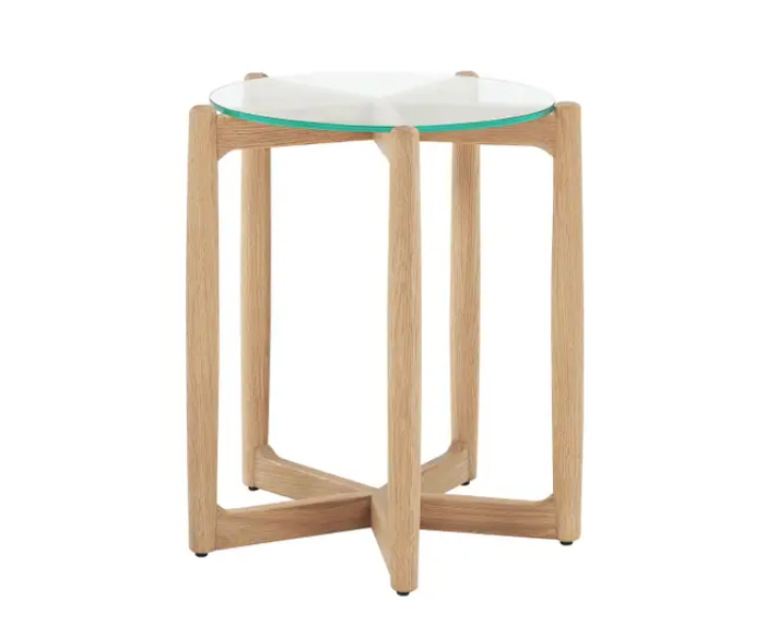 Hetta Side Table OakSide Table Moe's  Oak   Four Hands, Mid Century Modern Furniture, Old Bones Furniture Company, Old Bones Co, Modern Mid Century, Designer Furniture, https://www.oldbonesco.com/