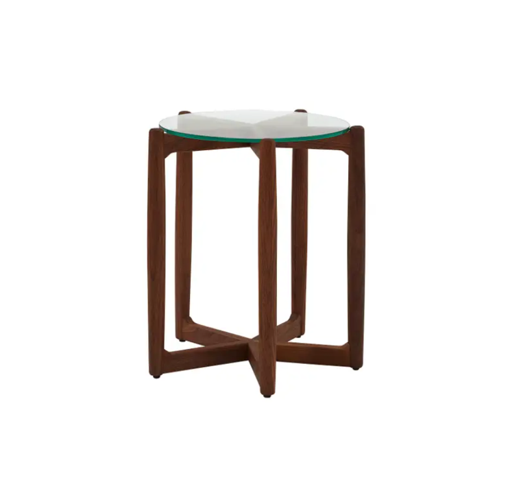 Hetta Side Table WalnutSide Table Moe's  Walnut   Four Hands, Mid Century Modern Furniture, Old Bones Furniture Company, Old Bones Co, Modern Mid Century, Designer Furniture, https://www.oldbonesco.com/