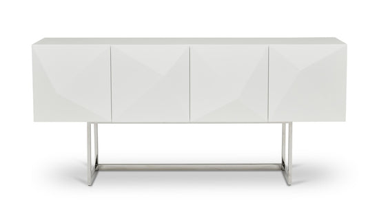 Load image into Gallery viewer, Cube Buffet WhiteBuffets &amp;amp; Sideboards Urbia  White   Four Hands, Burke Decor, Mid Century Modern Furniture, Old Bones Furniture Company, Old Bones Co, Modern Mid Century, Designer Furniture, https://www.oldbonesco.com/

