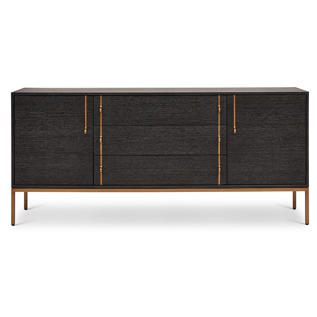 Load image into Gallery viewer, Holly buffet CharcoalBuffets &amp;amp; Sideboards Urbia  Charcoal   Four Hands, Burke Decor, Mid Century Modern Furniture, Old Bones Furniture Company, Old Bones Co, Modern Mid Century, Designer Furniture, https://www.oldbonesco.com/
