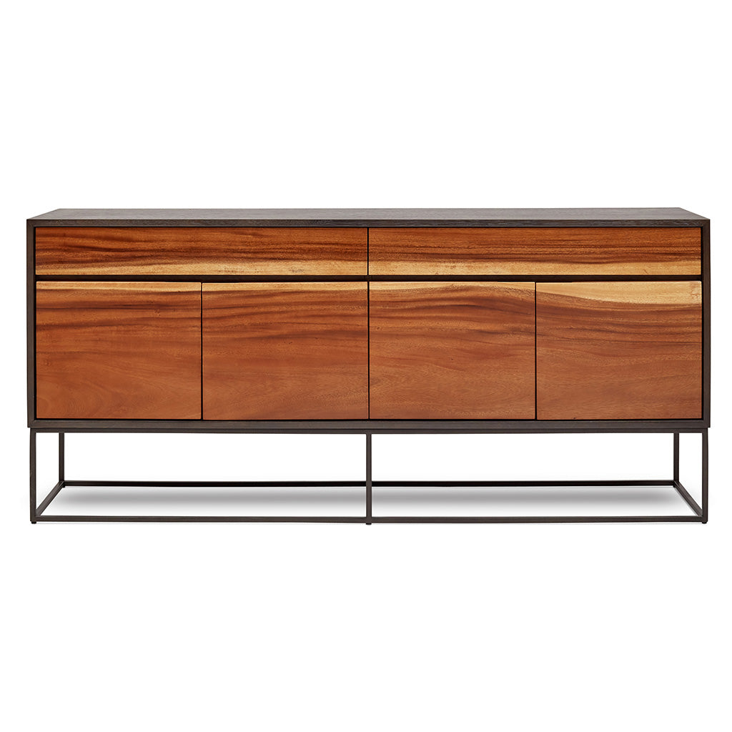 Load image into Gallery viewer, Yoga Buffet Solid Suar WoodBuffets &amp;amp; Sideboards Urbia  Solid Suar Wood   Four Hands, Burke Decor, Mid Century Modern Furniture, Old Bones Furniture Company, Old Bones Co, Modern Mid Century, Designer Furniture, https://www.oldbonesco.com/
