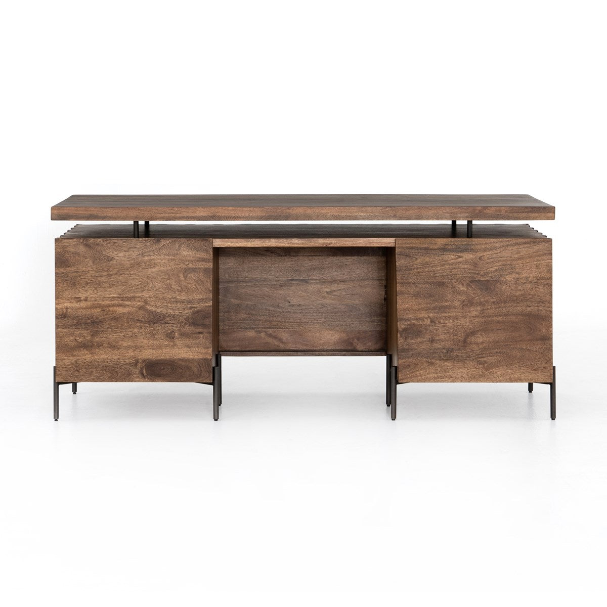 Raffael Desk-Antique Brown Desk Four Hands     Four Hands, Burke Decor, Mid Century Modern Furniture, Old Bones Furniture Company, Old Bones Co, Modern Mid Century, Designer Furniture, https://www.oldbonesco.com/
