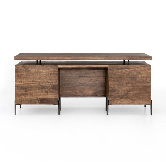 Raffael Desk-Antique Brown Desk Four Hands     Four Hands, Burke Decor, Mid Century Modern Furniture, Old Bones Furniture Company, Old Bones Co, Modern Mid Century, Designer Furniture, https://www.oldbonesco.com/