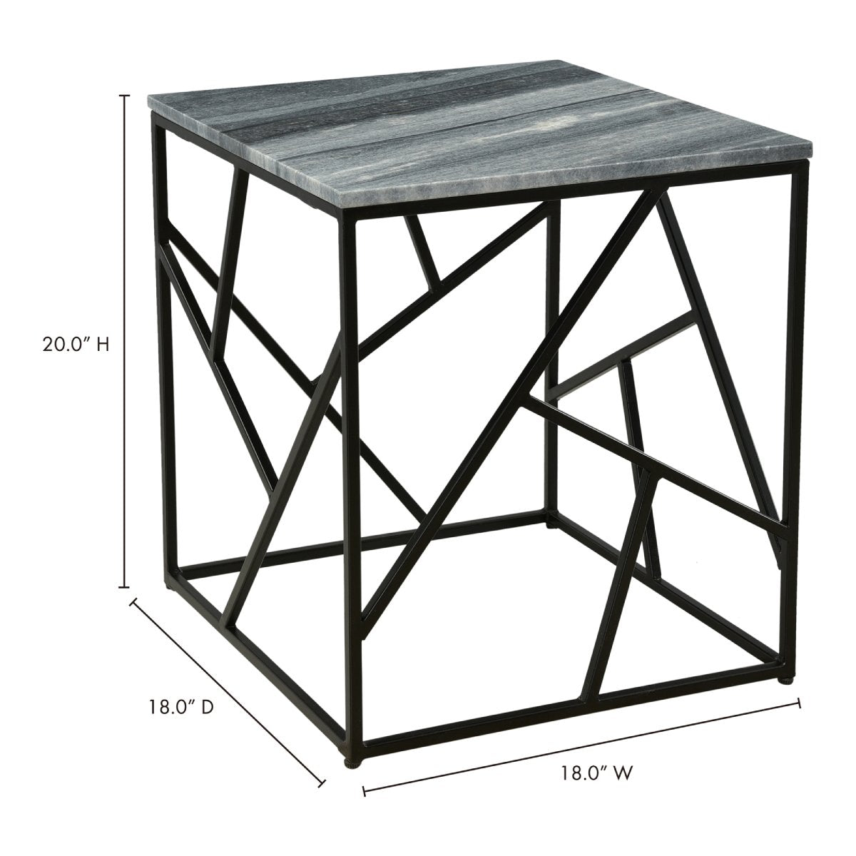 Lagom Accent Table Accent Tables Moe's     Four Hands, Burke Decor, Mid Century Modern Furniture, Old Bones Furniture Company, Old Bones Co, Modern Mid Century, Designer Furniture, https://www.oldbonesco.com/