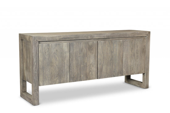 Brooks Buffet Sandblasted GreyBuffet Urbia Imports  Sandblasted Grey   Four Hands, Burke Decor, Mid Century Modern Furniture, Old Bones Furniture Company, Old Bones Co, Modern Mid Century, Designer Furniture, https://www.oldbonesco.com/