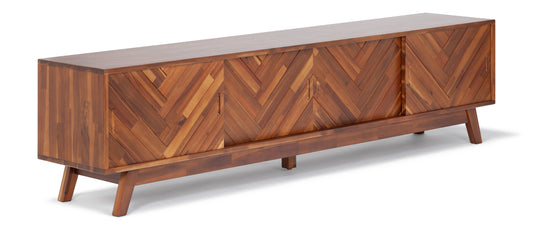 Herringbone TV Stand Low tv stand Lievo     Four Hands, Burke Decor, Mid Century Modern Furniture, Old Bones Furniture Company, Old Bones Co, Modern Mid Century, Designer Furniture, https://www.oldbonesco.com/