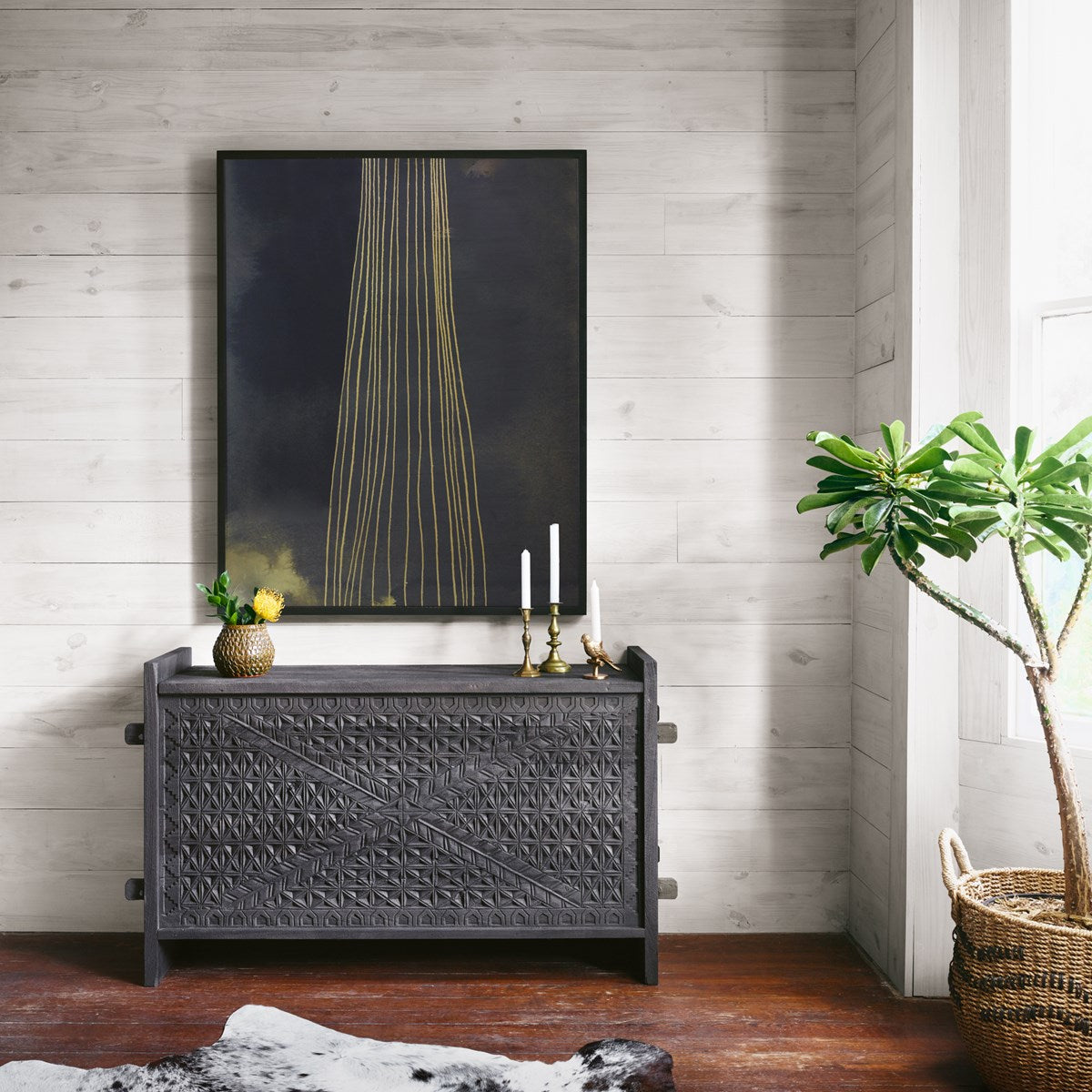 Columbus Trunk Console Trunk Console Four Hands     Four Hands, Burke Decor, Mid Century Modern Furniture, Old Bones Furniture Company, Old Bones Co, Modern Mid Century, Designer Furniture, https://www.oldbonesco.com/
