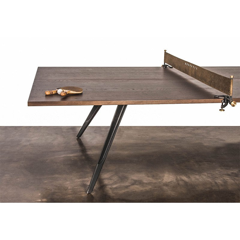 Ping Pong Table | Smoked Oak Smoked OakGAMING Nuevo  Smoked Oak   Four Hands, Burke Decor, Mid Century Modern Furniture, Old Bones Furniture Company, Old Bones Co, Modern Mid Century, Designer Furniture, https://www.oldbonesco.com/