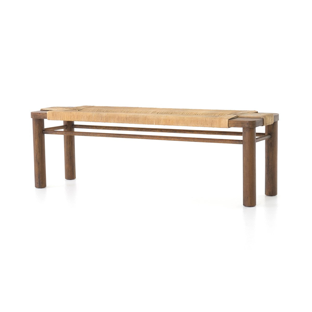 Shona Bench Vintage CottonBench Four Hands  Vintage Cotton   Four Hands, Burke Decor, Mid Century Modern Furniture, Old Bones Furniture Company, Old Bones Co, Modern Mid Century, Designer Furniture, https://www.oldbonesco.com/
