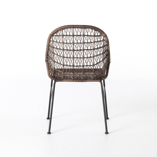 Bandera Outdoor Woven Dining Chair Dining Chair Four Hands     Four Hands, Burke Decor, Mid Century Modern Furniture, Old Bones Furniture Company, Old Bones Co, Modern Mid Century, Designer Furniture, https://www.oldbonesco.com/