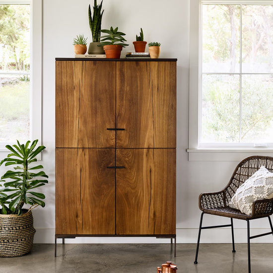Bandera Outdoor Woven Dining Chair Dining Chair Four Hands     Four Hands, Burke Decor, Mid Century Modern Furniture, Old Bones Furniture Company, Old Bones Co, Modern Mid Century, Designer Furniture, https://www.oldbonesco.com/