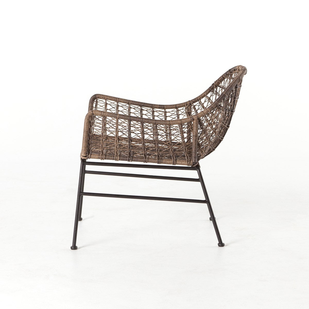 Bandera Outdoor Woven Club Chair Chair Four Hands     Four Hands, Burke Decor, Mid Century Modern Furniture, Old Bones Furniture Company, Old Bones Co, Modern Mid Century, Designer Furniture, https://www.oldbonesco.com/
