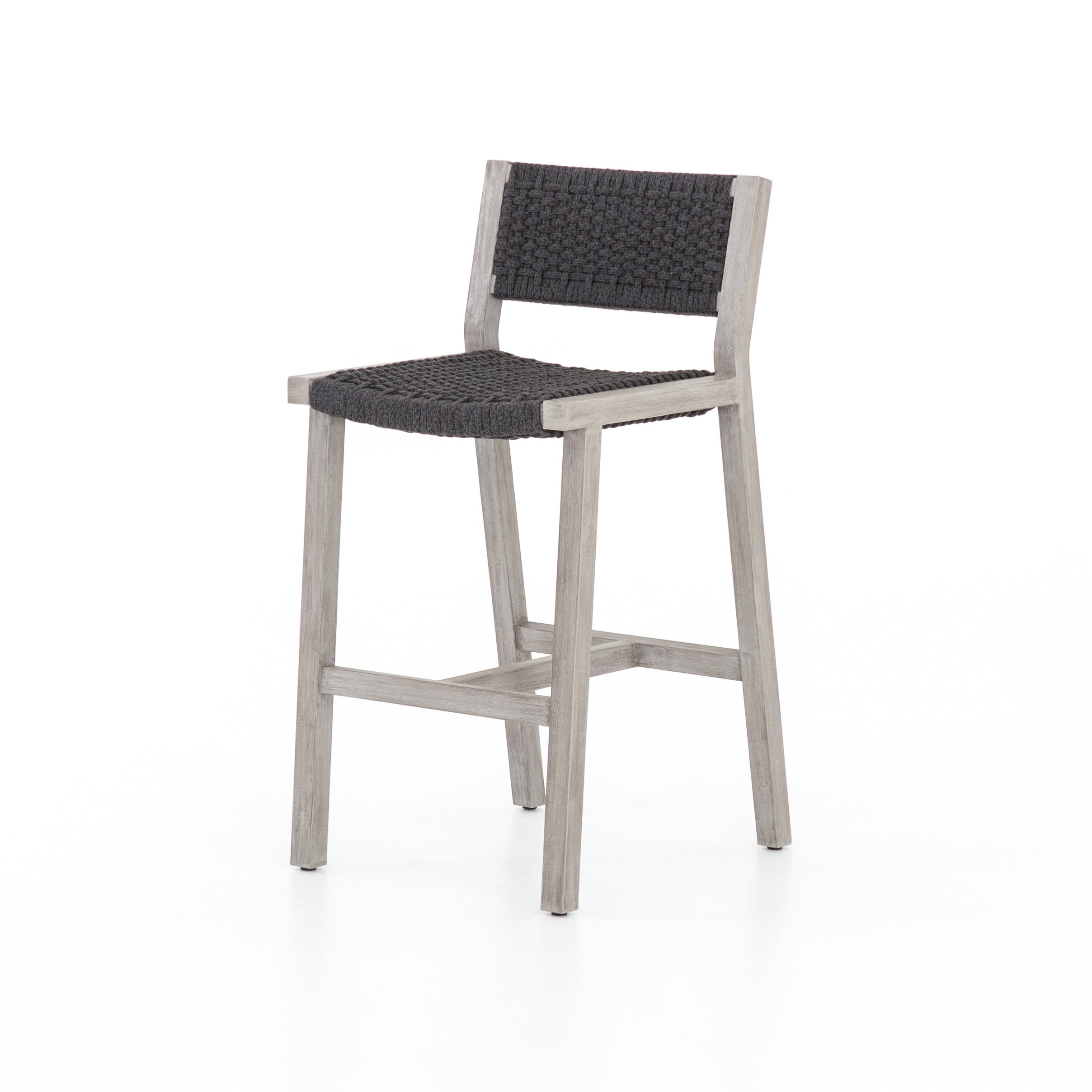 Delano Outdoor Bar + Counter Stool Bar / Weathered GreyBAR AND COUNTER STOOL Four Hands  Bar Weathered Grey  Four Hands, Mid Century Modern Furniture, Old Bones Furniture Company, Old Bones Co, Modern Mid Century, Designer Furniture, https://www.oldbonesco.com/