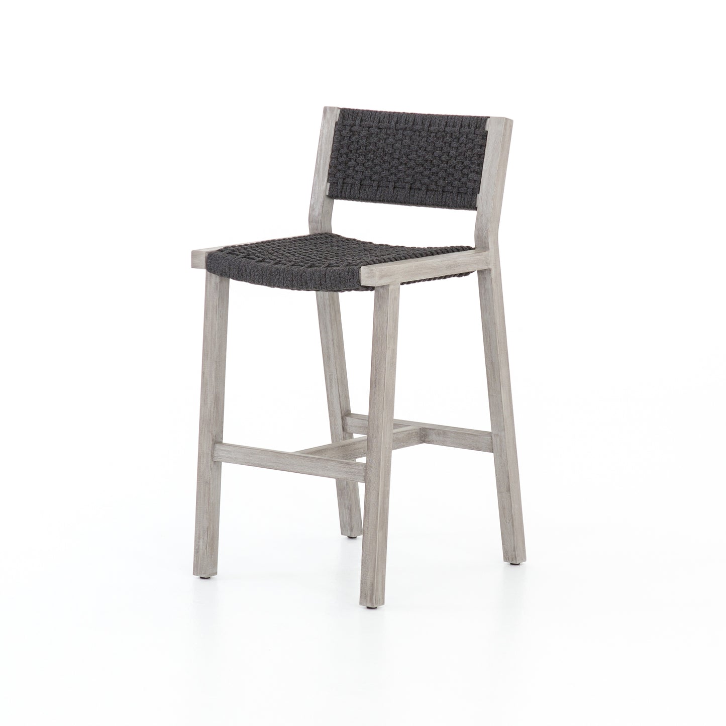 Delano Outdoor Bar + Counter Stool Bar / Weathered GreyBAR AND COUNTER STOOL Four Hands  Bar Weathered Grey  Four Hands, Mid Century Modern Furniture, Old Bones Furniture Company, Old Bones Co, Modern Mid Century, Designer Furniture, https://www.oldbonesco.com/