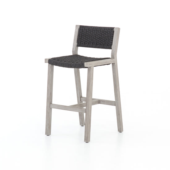 Delano Outdoor Bar + Counter Stool Bar / Weathered GreyBAR AND COUNTER STOOL Four Hands  Bar Weathered Grey  Four Hands, Mid Century Modern Furniture, Old Bones Furniture Company, Old Bones Co, Modern Mid Century, Designer Furniture, https://www.oldbonesco.com/