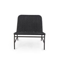 Bruno Outdoor Chair - Dark Grey Road Outdoor Four Hands     Four Hands, Burke Decor, Mid Century Modern Furniture, Old Bones Furniture Company, Old Bones Co, Modern Mid Century, Designer Furniture, https://www.oldbonesco.com/