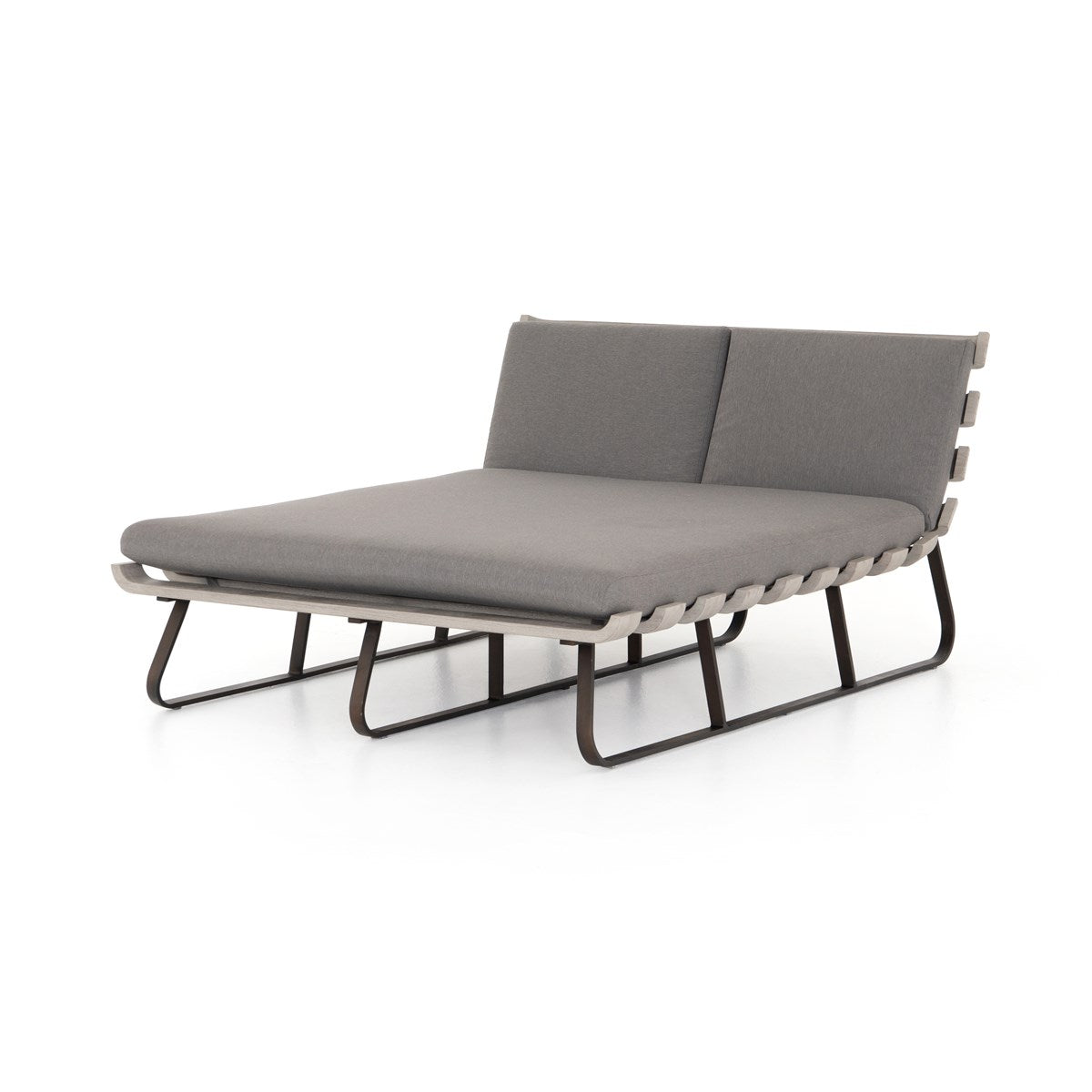 Dimitri Outdoor Double Daybed CharcoalDouble Daybed Four Hands  Charcoal   Four Hands, Burke Decor, Mid Century Modern Furniture, Old Bones Furniture Company, Old Bones Co, Modern Mid Century, Designer Furniture, https://www.oldbonesco.com/
