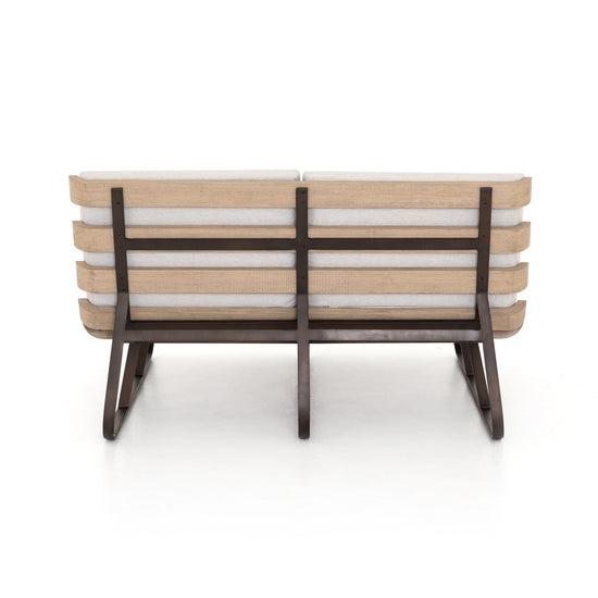 Dimitri Outdoor Double Daybed Double Daybed Four Hands     Four Hands, Burke Decor, Mid Century Modern Furniture, Old Bones Furniture Company, Old Bones Co, Modern Mid Century, Designer Furniture, https://www.oldbonesco.com/