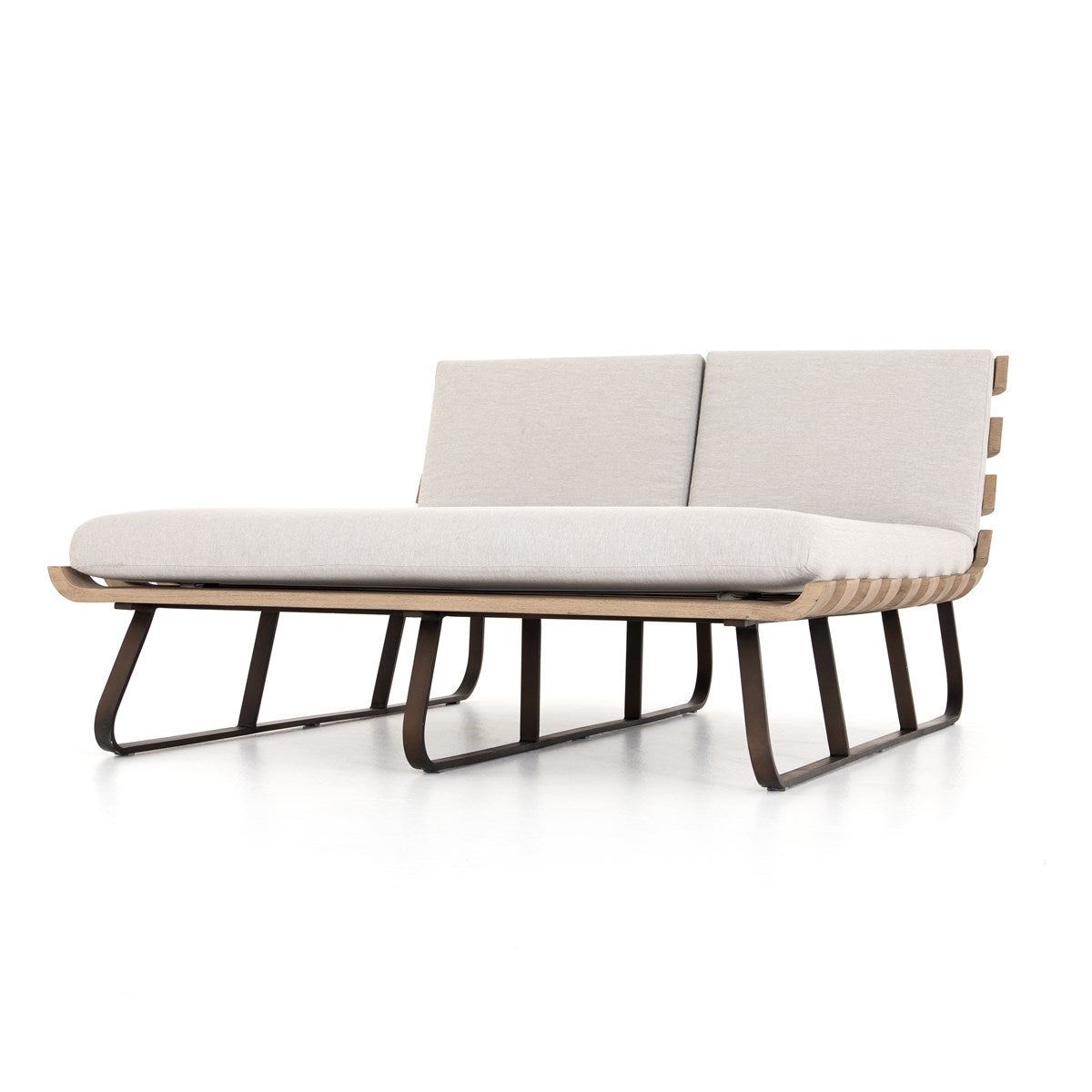 Dimitri Outdoor Double Daybed Double Daybed Four Hands     Four Hands, Burke Decor, Mid Century Modern Furniture, Old Bones Furniture Company, Old Bones Co, Modern Mid Century, Designer Furniture, https://www.oldbonesco.com/