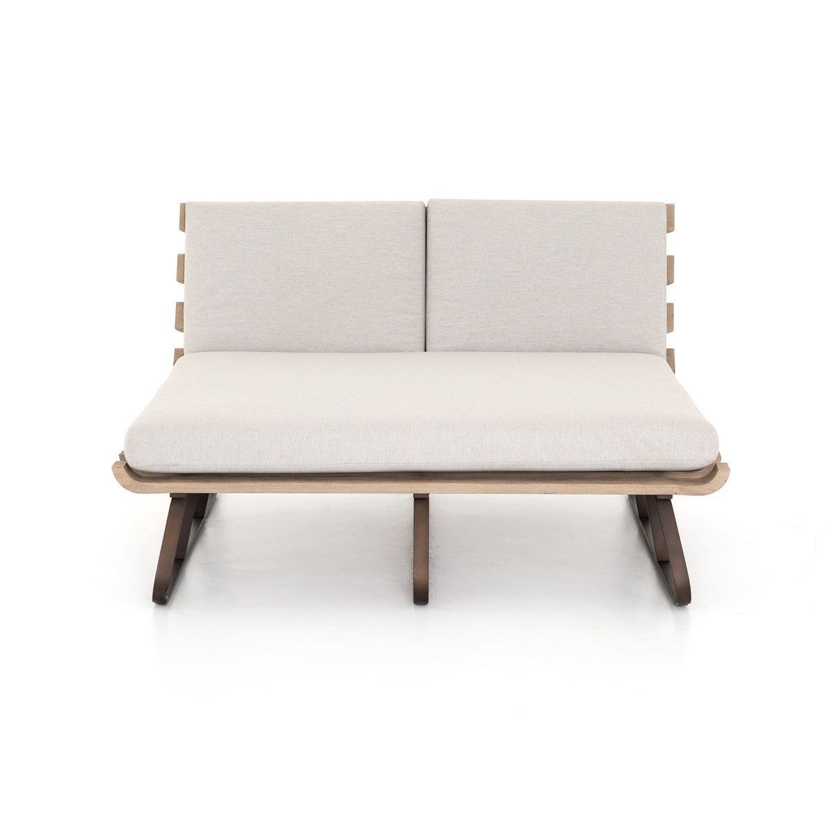 Dimitri Outdoor Double Daybed Double Daybed Four Hands     Four Hands, Burke Decor, Mid Century Modern Furniture, Old Bones Furniture Company, Old Bones Co, Modern Mid Century, Designer Furniture, https://www.oldbonesco.com/