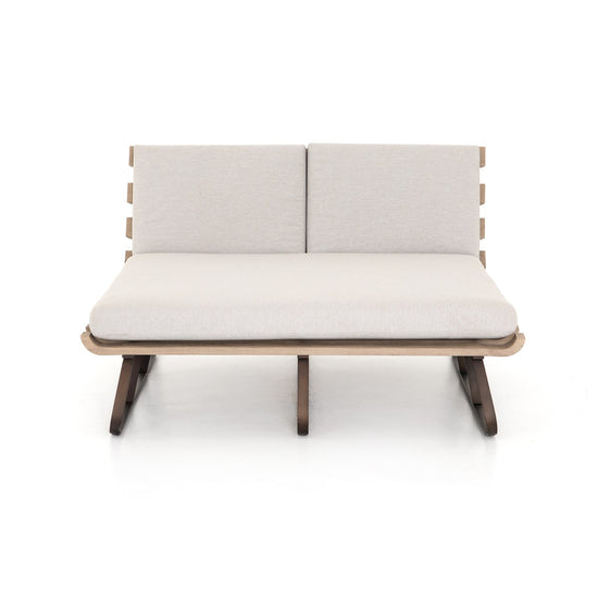Dimitri Outdoor Double Daybed Double Daybed Four Hands     Four Hands, Burke Decor, Mid Century Modern Furniture, Old Bones Furniture Company, Old Bones Co, Modern Mid Century, Designer Furniture, https://www.oldbonesco.com/