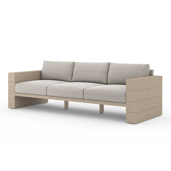 Leroy Outdoor Sofa, Washed Brown Stone GreySofa Four Hands  Stone Grey   Four Hands, Burke Decor, Mid Century Modern Furniture, Old Bones Furniture Company, Old Bones Co, Modern Mid Century, Designer Furniture, https://www.oldbonesco.com/