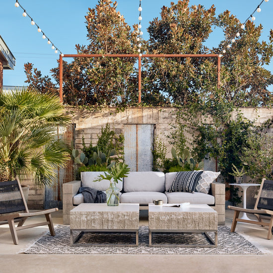 Leroy Outdoor Sofa, Washed Brown Sofa Four Hands     Four Hands, Burke Decor, Mid Century Modern Furniture, Old Bones Furniture Company, Old Bones Co, Modern Mid Century, Designer Furniture, https://www.oldbonesco.com/