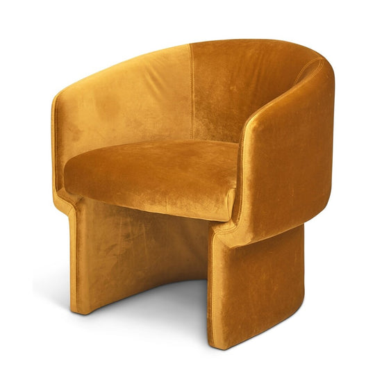 Load image into Gallery viewer, Jessie Accent Chair MustardOccasional Chair Urbia  Mustard   Four Hands, Burke Decor, Mid Century Modern Furniture, Old Bones Furniture Company, Old Bones Co, Modern Mid Century, Designer Furniture, https://www.oldbonesco.com/
