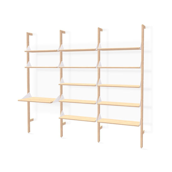 Branch-3 Desk Shelving Unit SHELVING Gus*     Four Hands, Burke Decor, Mid Century Modern Furniture, Old Bones Furniture Company, Old Bones Co, Modern Mid Century, Designer Furniture, https://www.oldbonesco.com/