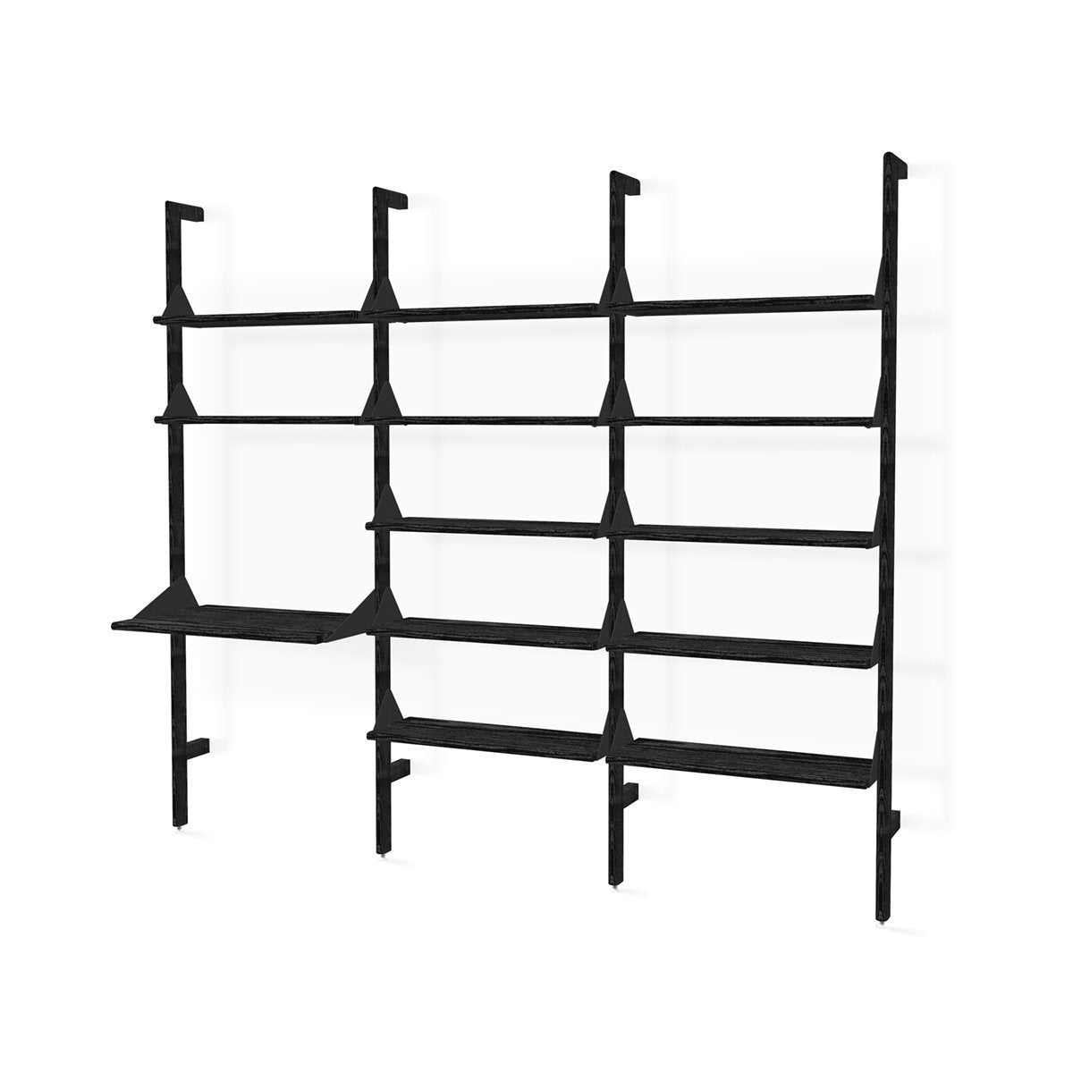 Branch-3 Desk Shelving Unit SHELVING Gus*     Four Hands, Burke Decor, Mid Century Modern Furniture, Old Bones Furniture Company, Old Bones Co, Modern Mid Century, Designer Furniture, https://www.oldbonesco.com/
