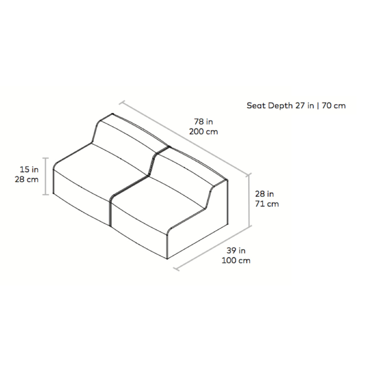 Nexus Modular 2-Pc Sofa Sectional Sofa Gus*     Four Hands, Burke Decor, Mid Century Modern Furniture, Old Bones Furniture Company, Old Bones Co, Modern Mid Century, Designer Furniture, https://www.oldbonesco.com/