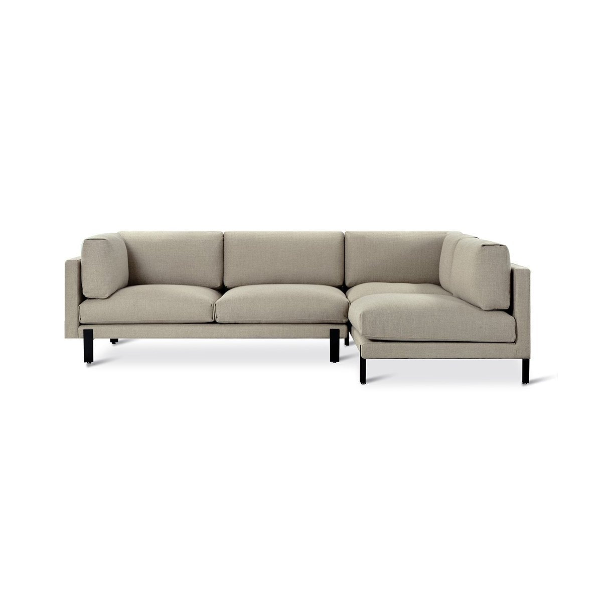 Silverlake Sectional Right Facing Andorra AlmondSectional Sofa Gus*  Andorra Almond   Four Hands, Burke Decor, Mid Century Modern Furniture, Old Bones Furniture Company, Old Bones Co, Modern Mid Century, Designer Furniture, https://www.oldbonesco.com/