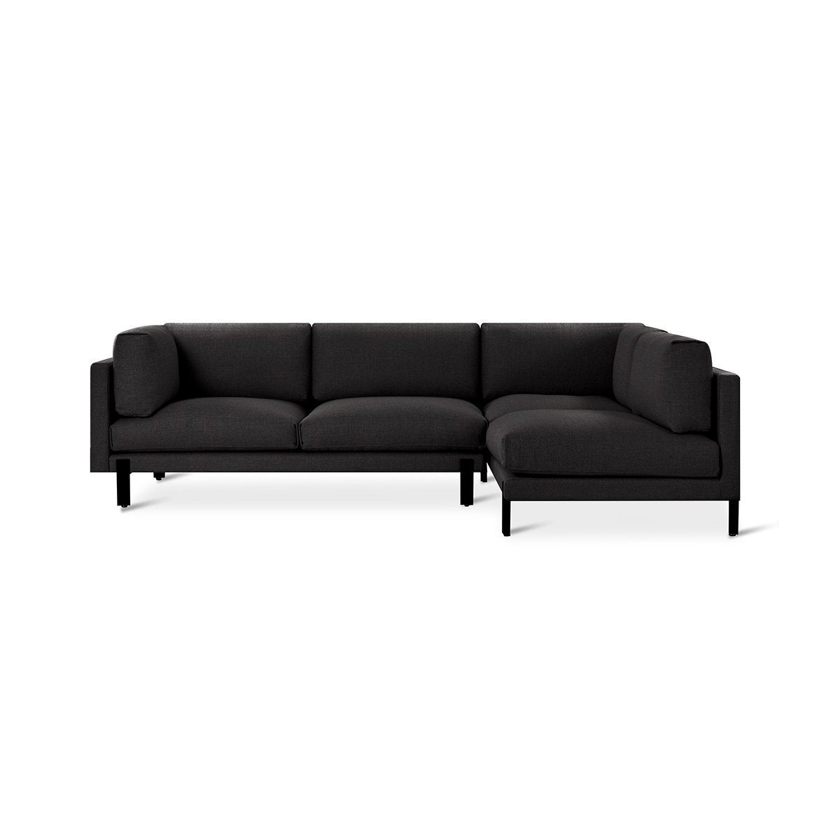 Silverlake Sectional Right Facing Andorra EsperssoSectional Sofa Gus*  Andorra Espersso   Four Hands, Burke Decor, Mid Century Modern Furniture, Old Bones Furniture Company, Old Bones Co, Modern Mid Century, Designer Furniture, https://www.oldbonesco.com/