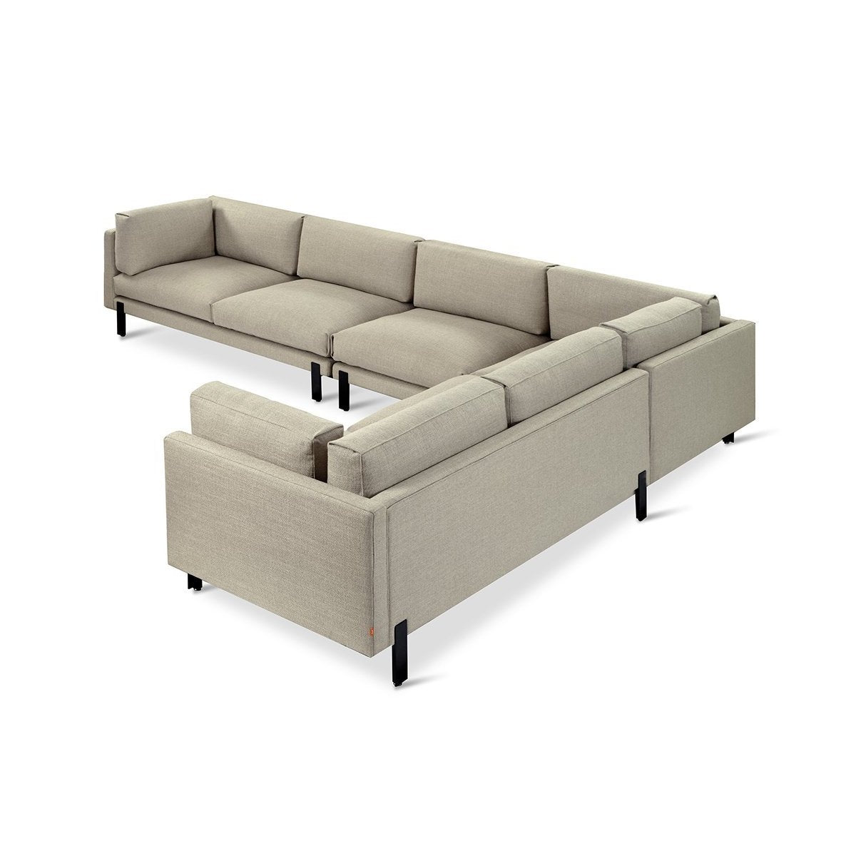 Load image into Gallery viewer, Silverlake XL Sectional Right Facing Andorra AlmondSectional Sofa Gus*  Andorra Almond   Four Hands, Burke Decor, Mid Century Modern Furniture, Old Bones Furniture Company, Old Bones Co, Modern Mid Century, Designer Furniture, https://www.oldbonesco.com/
